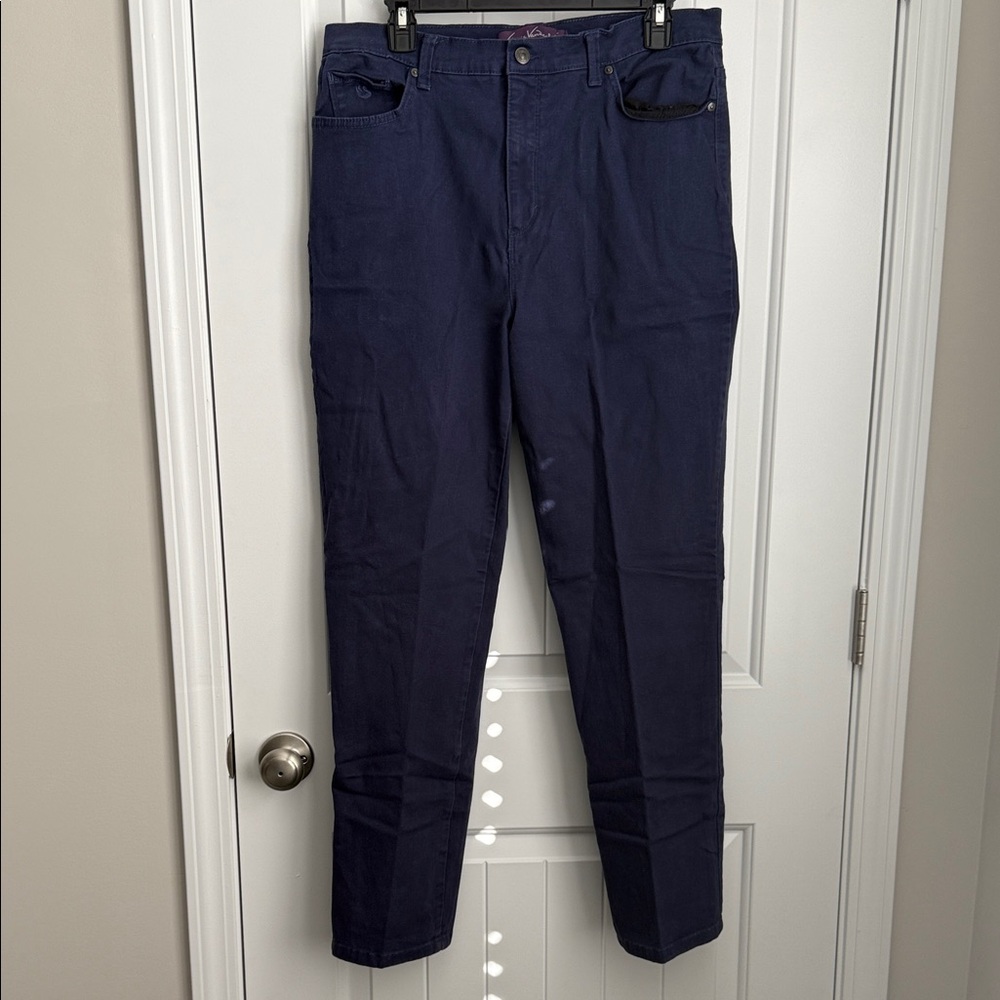 Gloria Vanderbilt Navy Blue Jeans